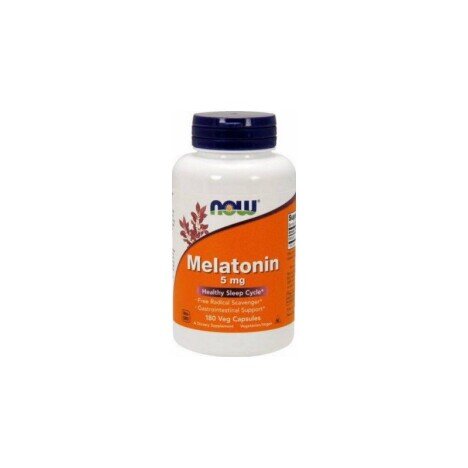 Now Foods Melatonin 5mg - 180 capsule